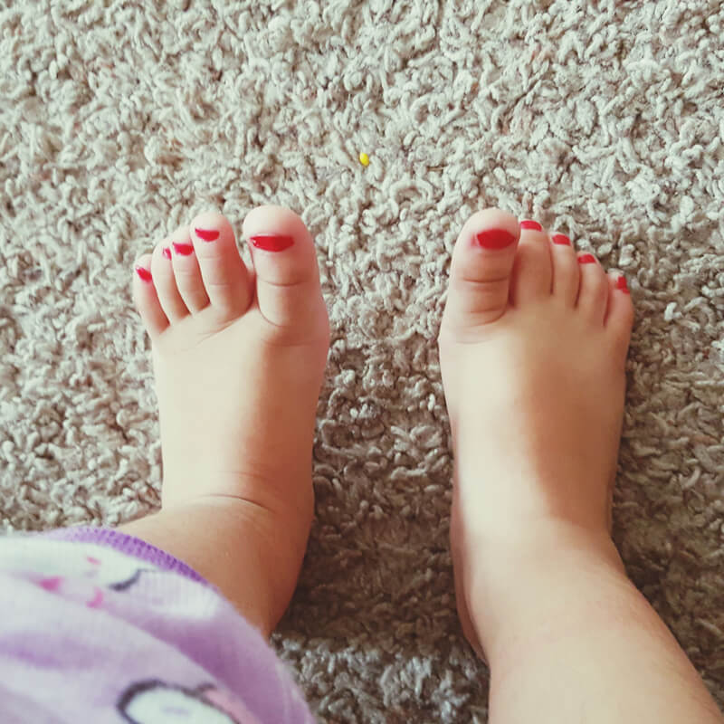 Pedicure for under 7 yrs old